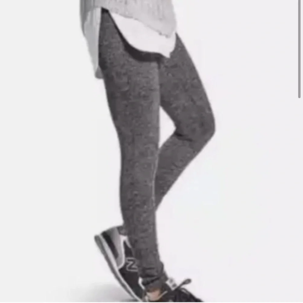 Athleta Pocket Leggings Chevron Herringbone Gray Women's Size XS - Picture 2 of 12